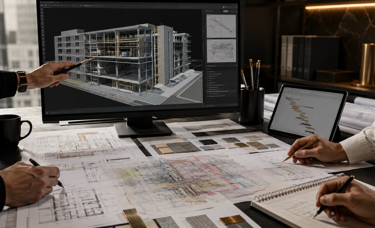 Design documentation, cost planning and preconstruction coordination